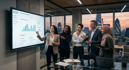 Social media engagement and conversion tracking dashboard for a Konvex Growth client