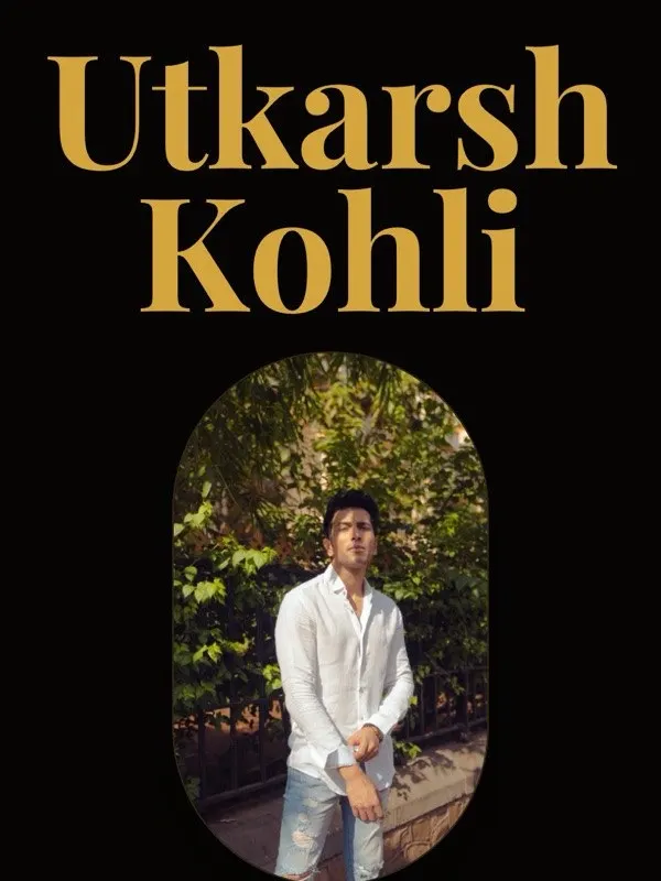 Utkarsh Kohli actor portfolio — dark and gold theme built by Konvex Growth